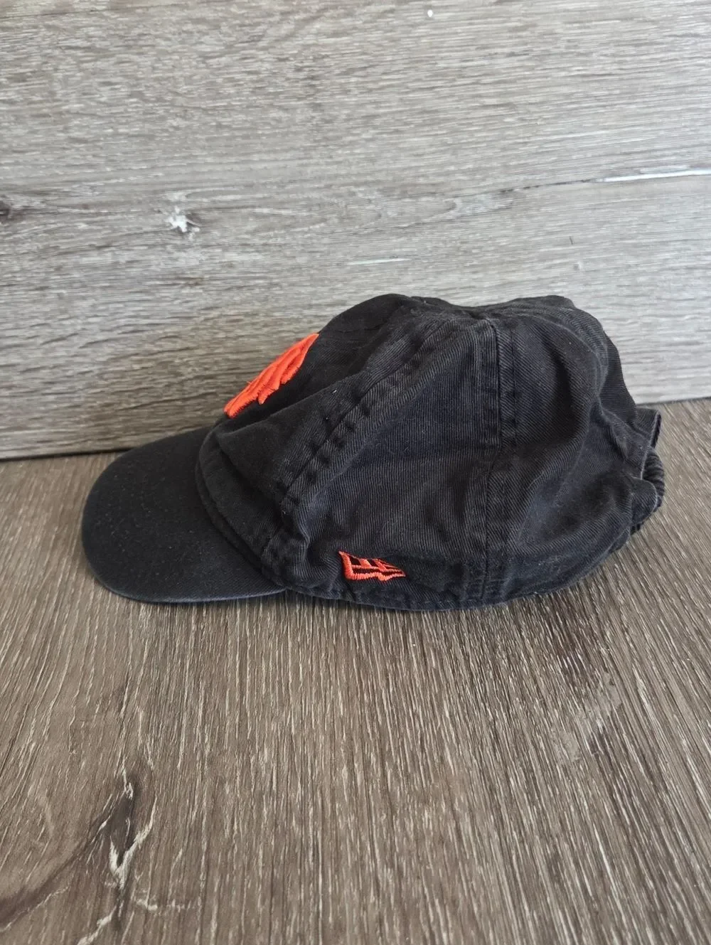 Infant Baby San Francisco Giants Black Baseball Cap with Orange Logo